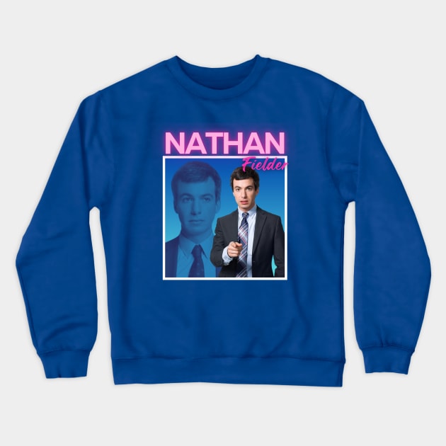 Nathan Fielder Retro 90s Crewneck Sweatshirt by Shoppetite